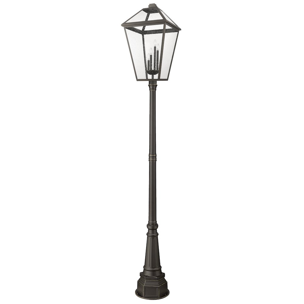 Z-Lite 4 Light Outdoor Post Mounted Fixture. Picture 5