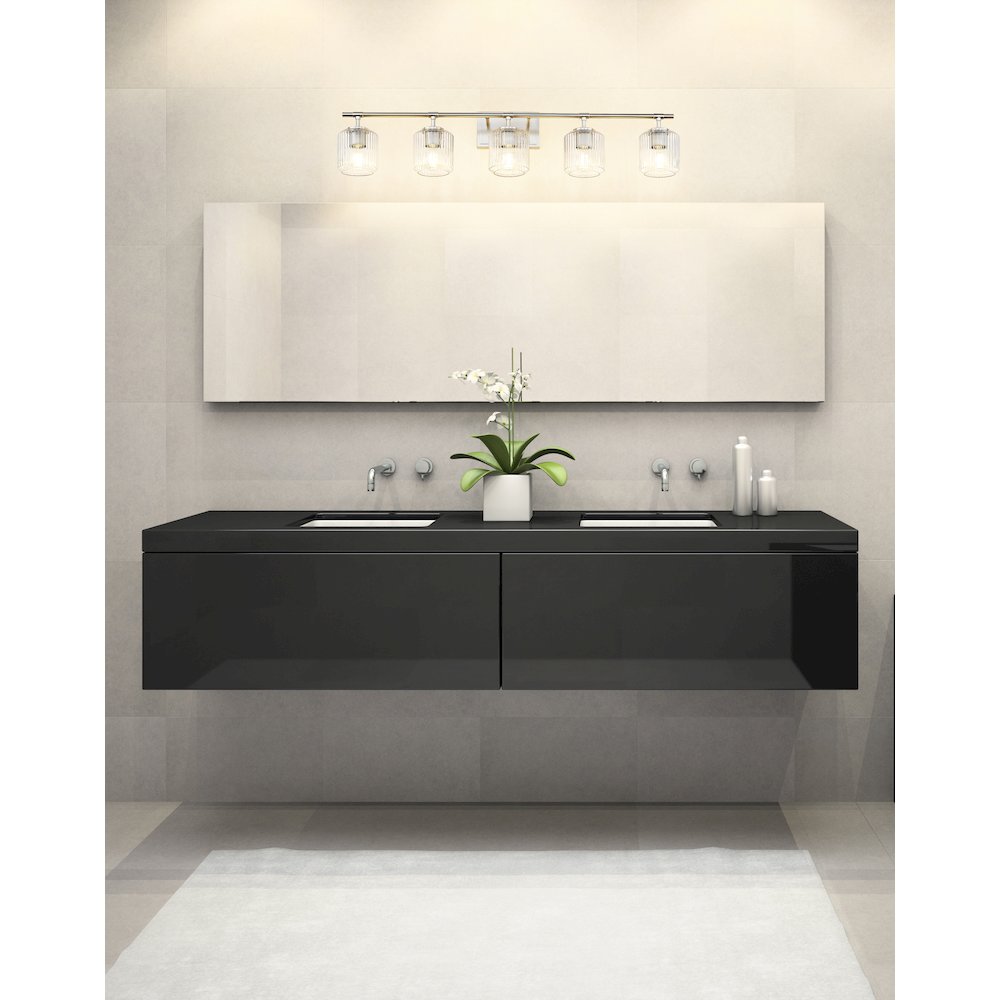 Z-Lite 5 Light Vanity. Picture 6