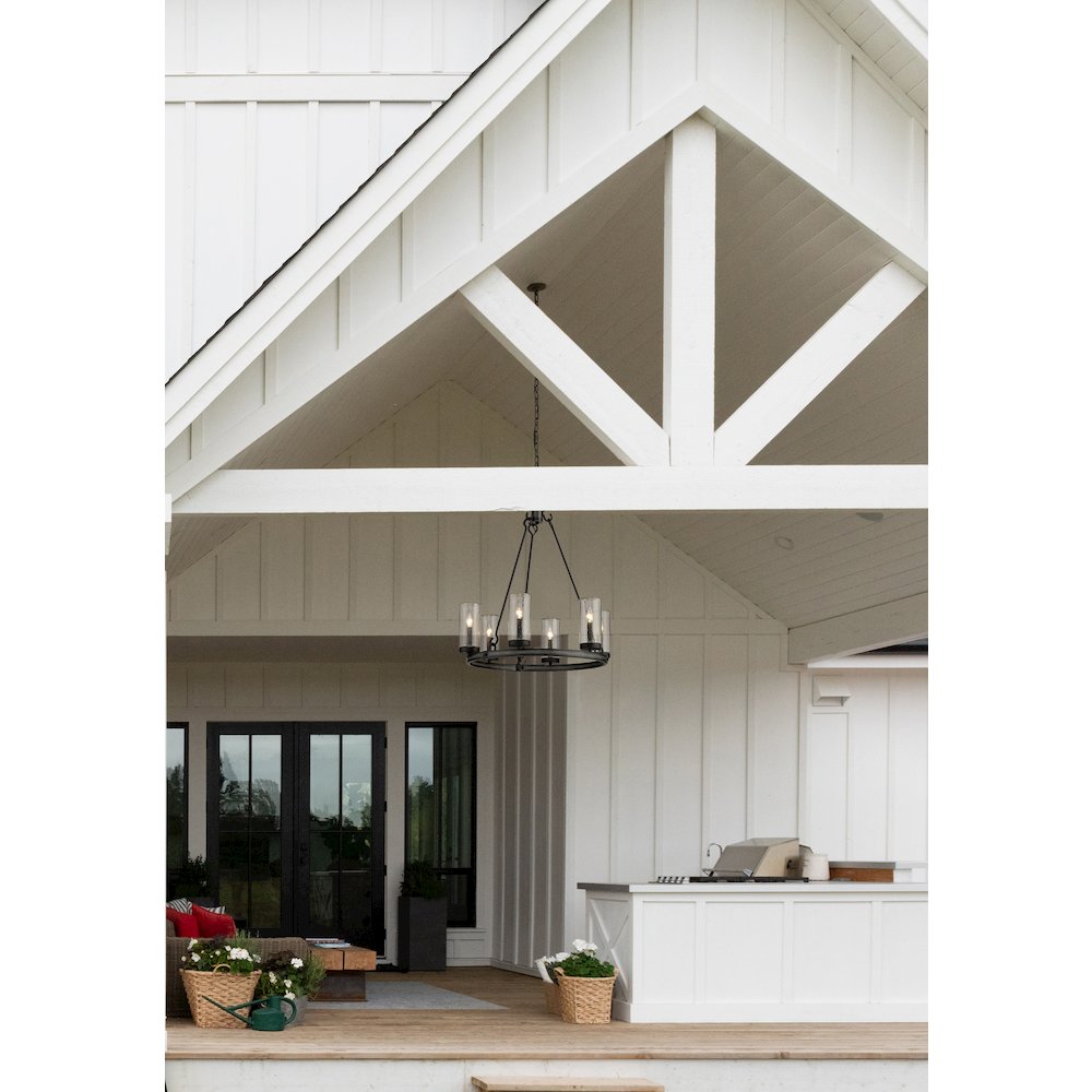 Z-Lite 6 Light Outdoor Chandelier. Picture 7