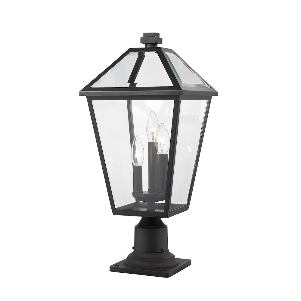 Z-Lite 3 Light Outdoor Pier Mounted Fixture. Picture 1