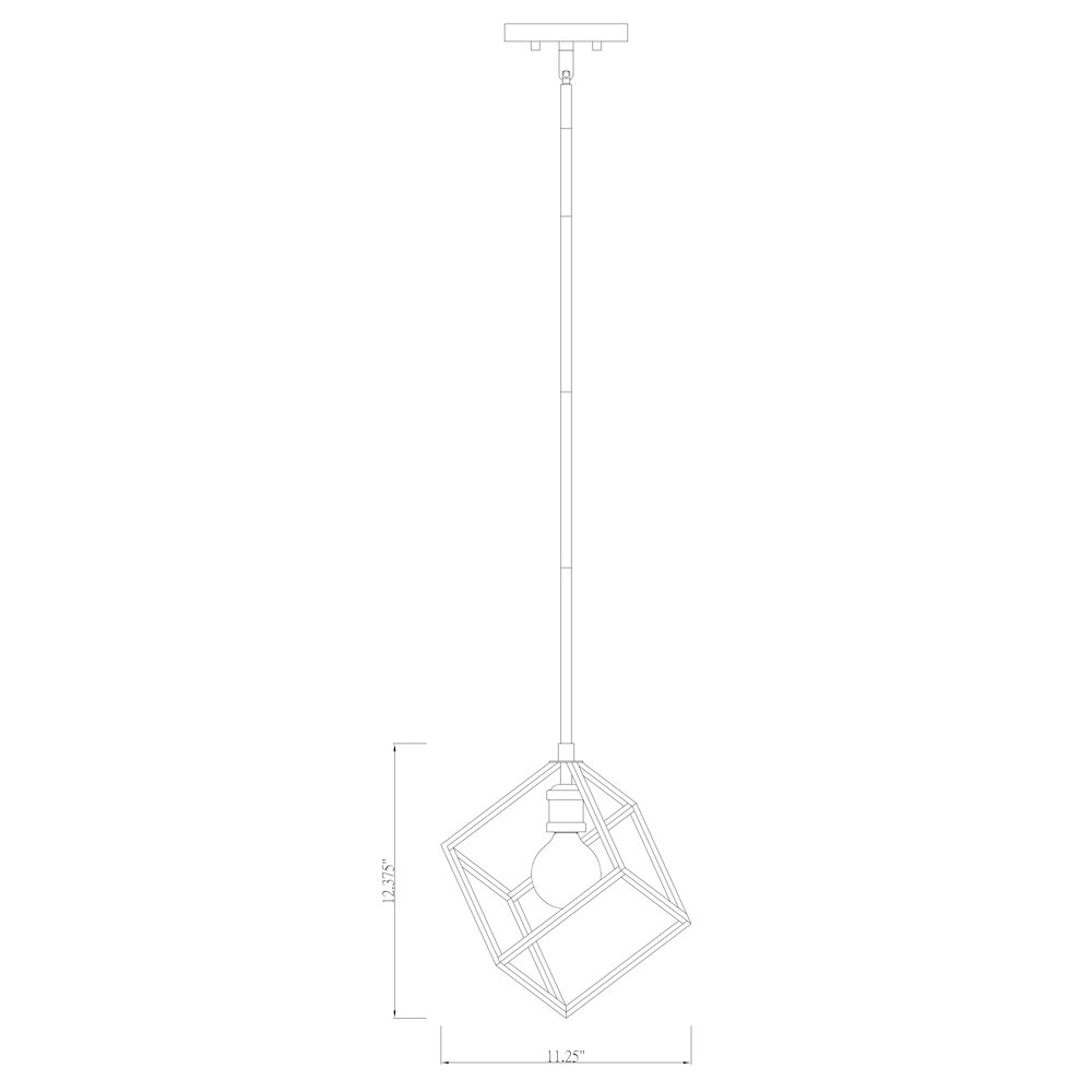 Z-Lite 1 Light Pendant. Picture 8