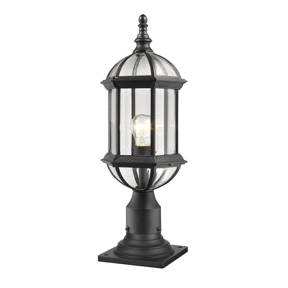 Z-Lite 1 Light Outdoor Pier Mounted Fixture. Picture 1