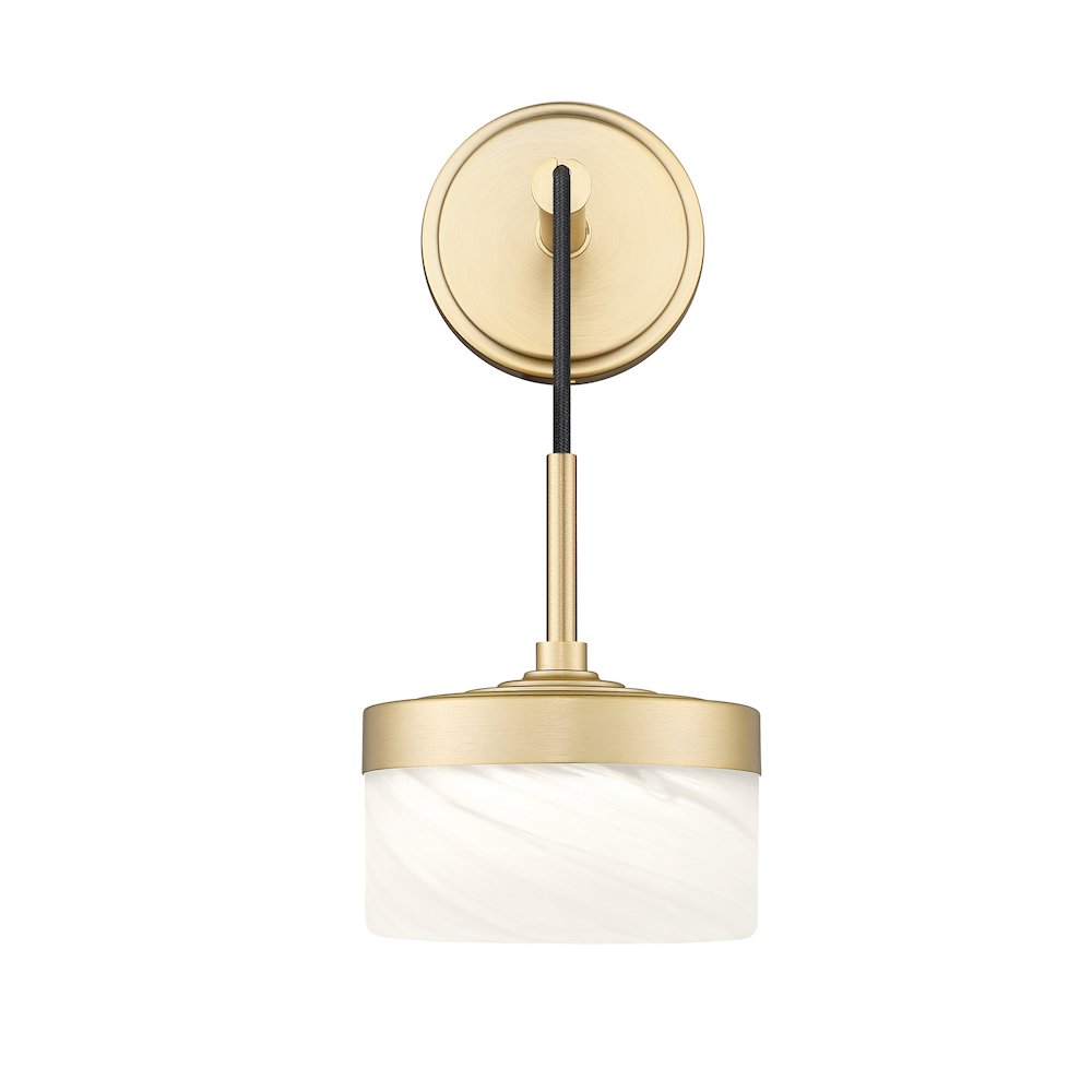Z-Lite 1 Light Wall Sconce, Modern Gold. Picture 2