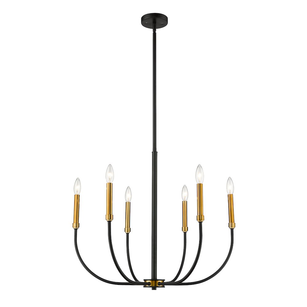 Z-Lite 6 Light Chandelier. Picture 1