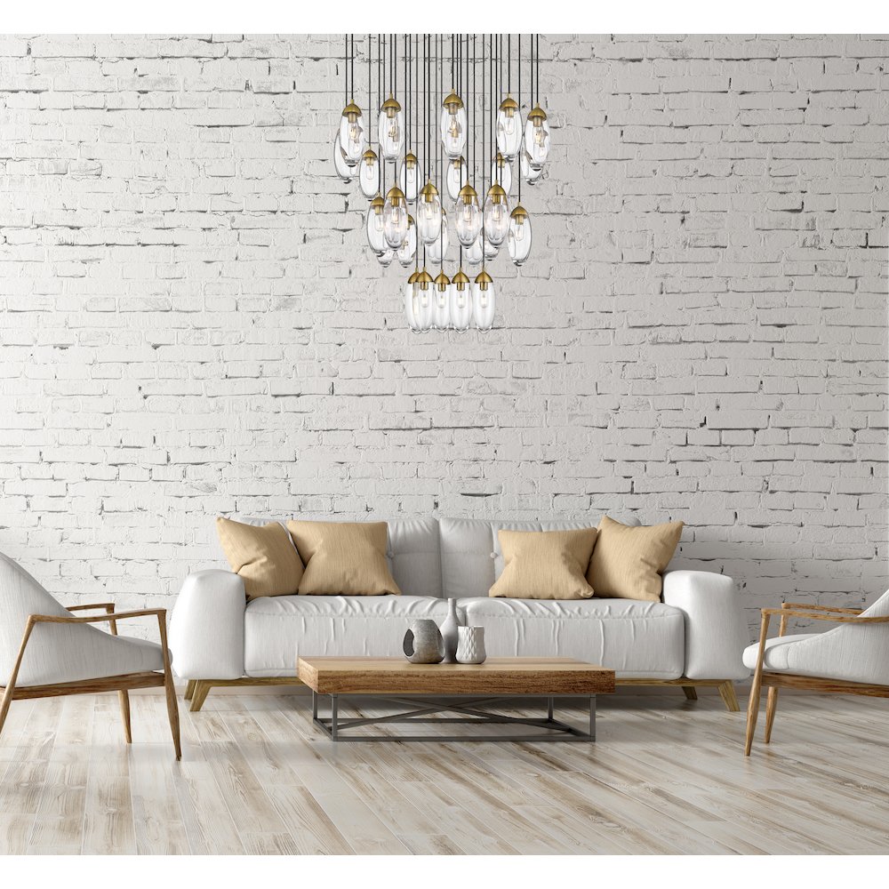 Z-Lite 27 Light Chandelier. Picture 7