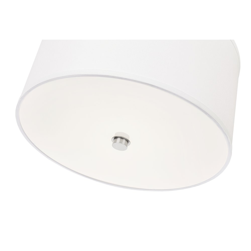Z-Lite 1 Light Pendant, Brushed Nickel. Picture 4