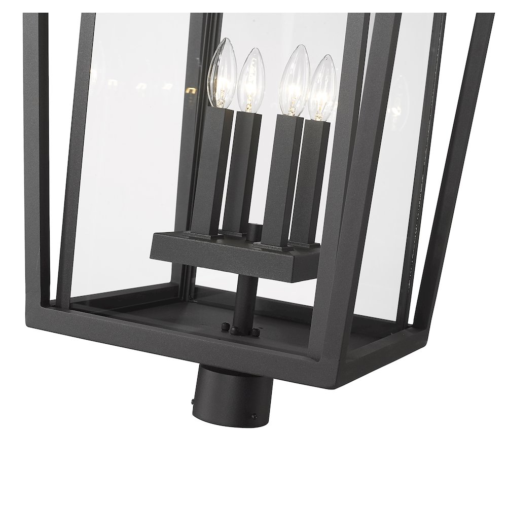 Z-Lite 4 Light Outdoor Post Mount Fixture. Picture 4