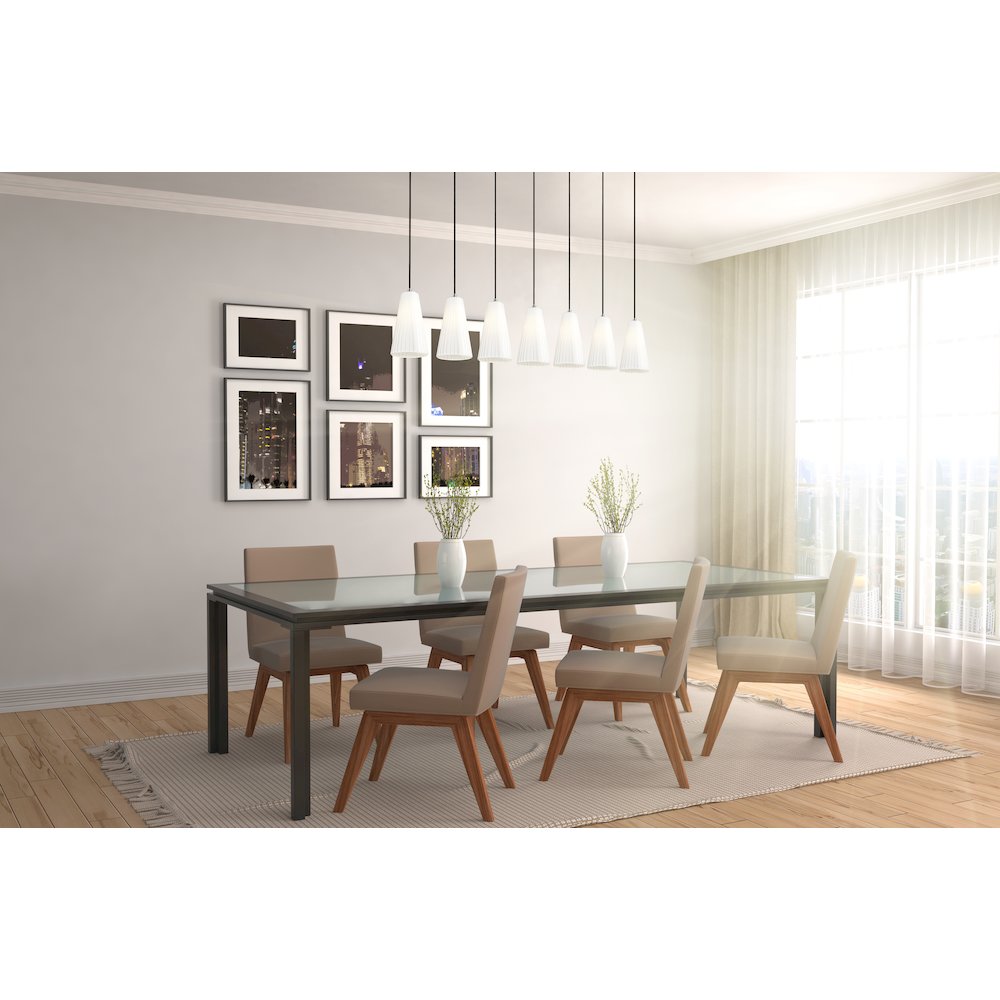 Z-Lite 7 Light Linear Chandelier. Picture 6