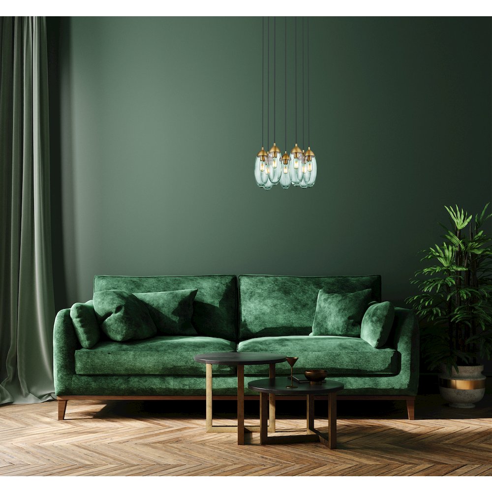 Z-Lite 7 Light Chandelier. Picture 7