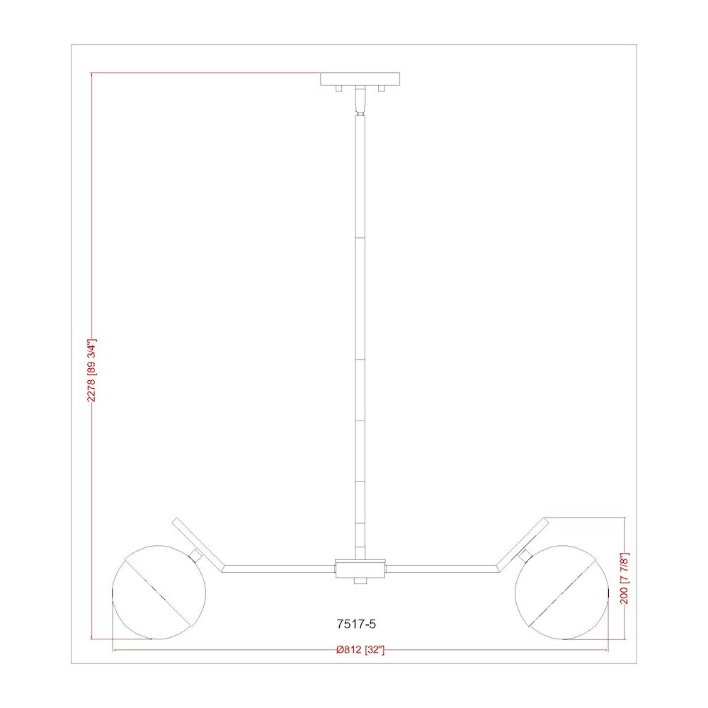Z-Lite 5 Light Chandelier. Picture 8