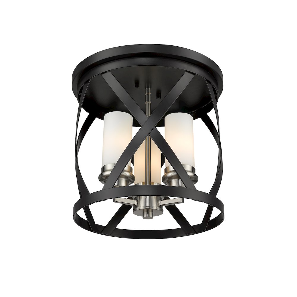 Z-Lite 3 Light Flush Mount. Picture 3