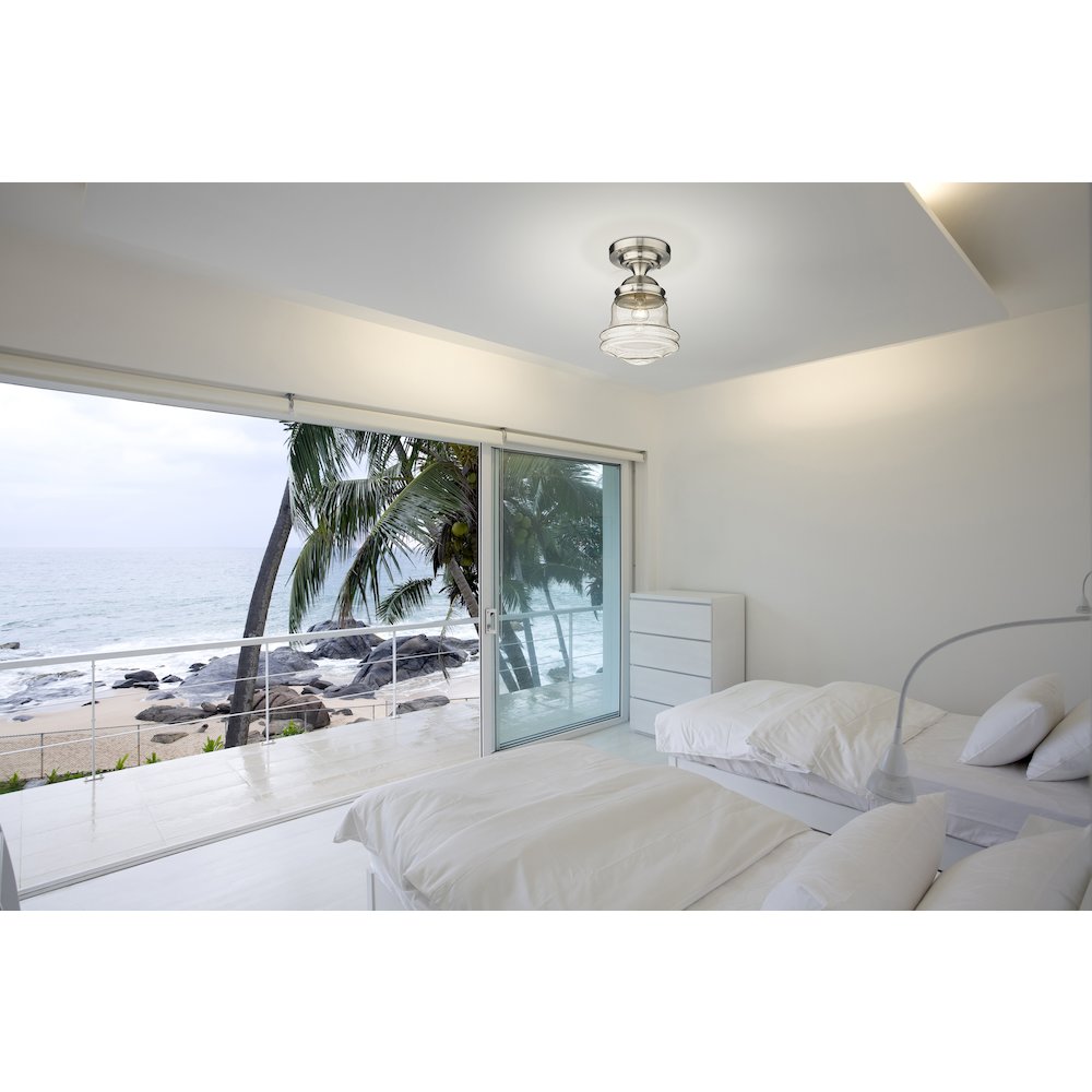 Z-Lite 1 Light Flush Mount. Picture 7