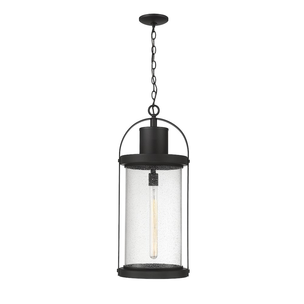 Z-Lite 1 Light Outdoor Chain Mount Ceiling Fixture. Picture 1