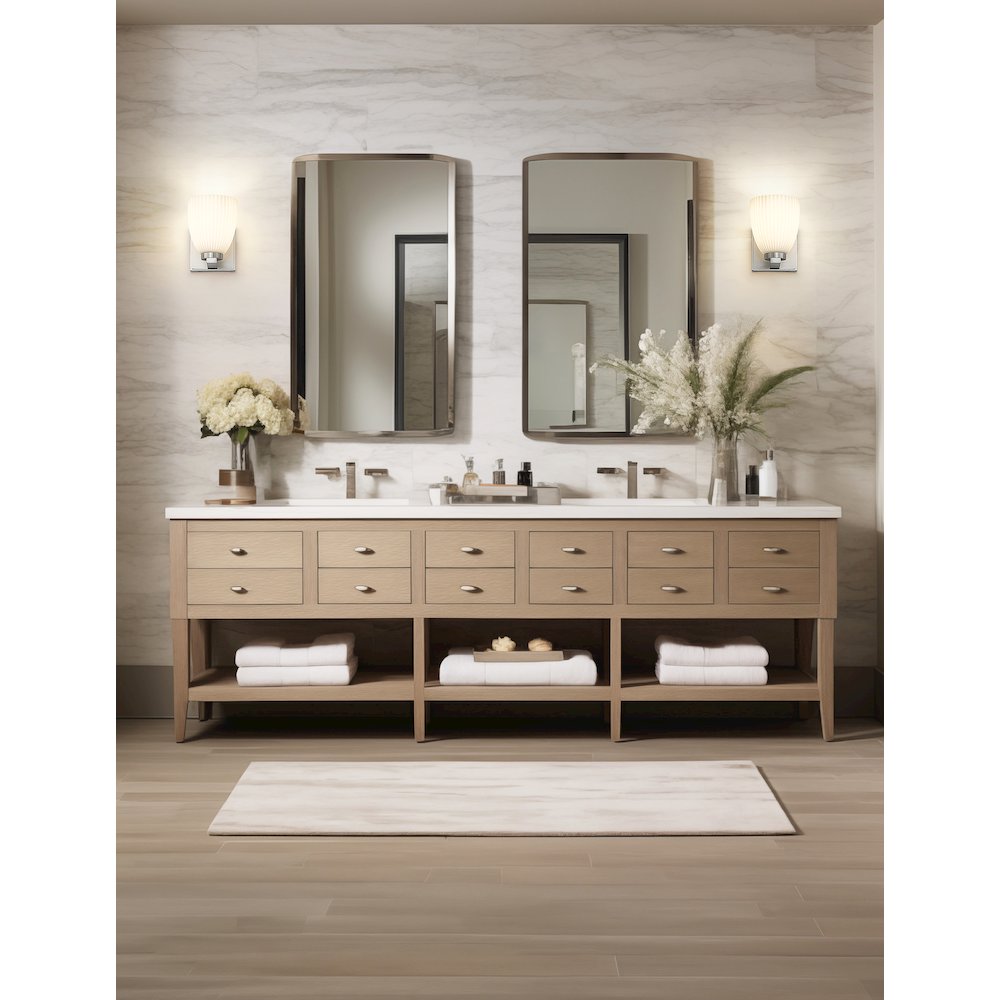 Z-Lite Naya 1 Light Wall Sconce in Brushed Nickel color, Steel frame. Picture 7
