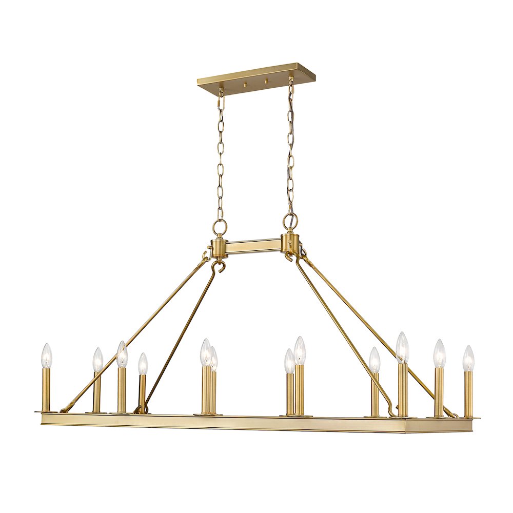 Z-Lite 12 Light Linear Chandelier. Picture 3