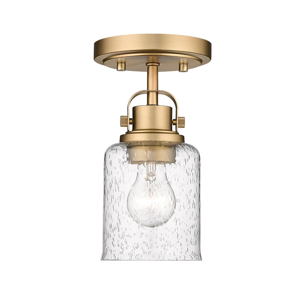 Z-Lite 1 Light Flush Mount. Picture 1