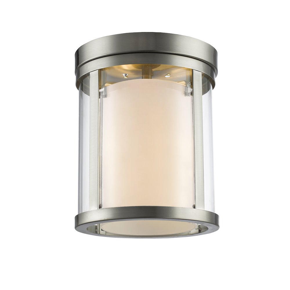 Z-Lite 3 Light Flush Mount. Picture 1