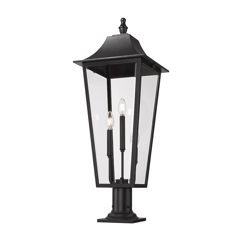 Z-Lite 3 Light Outdoor Pier Mounted Fixture. Picture 2