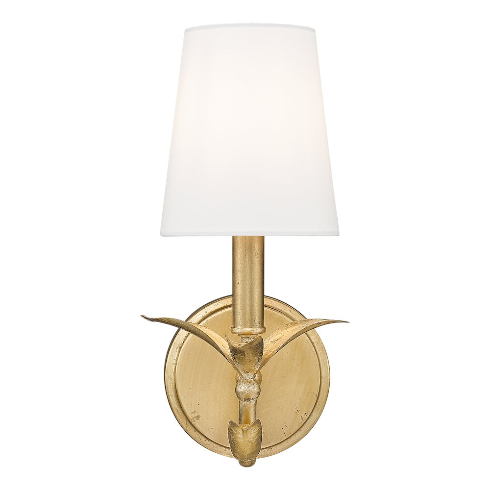 Z-Lite 1 Light Wall Sconce, Gold Leaf. Picture 3