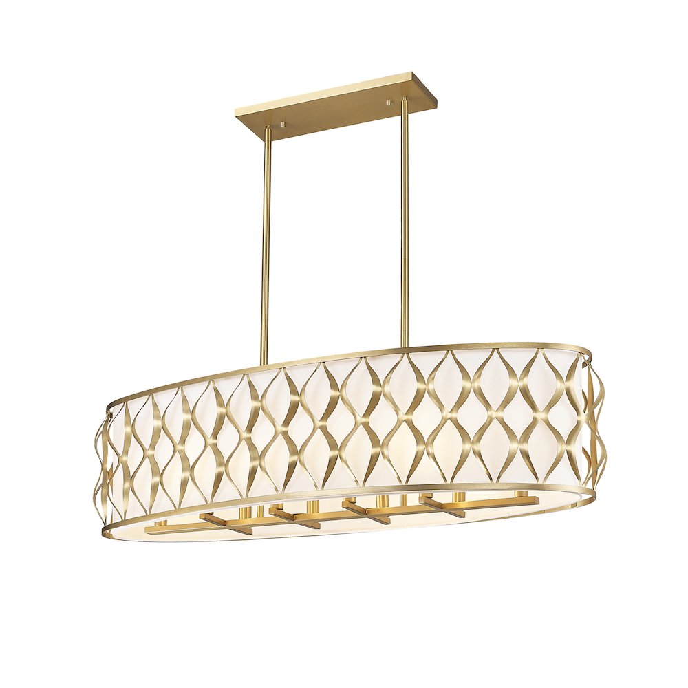 Z-Lite 10 Light Linear Chandelier. Picture 2