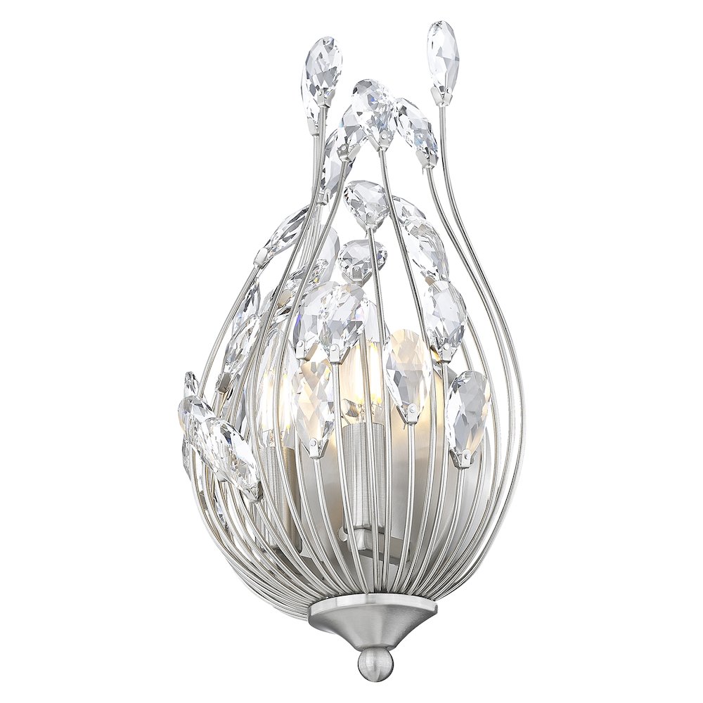 Z-Lite 2 Light Wall Sconce, Brushed Nickel. Picture 3