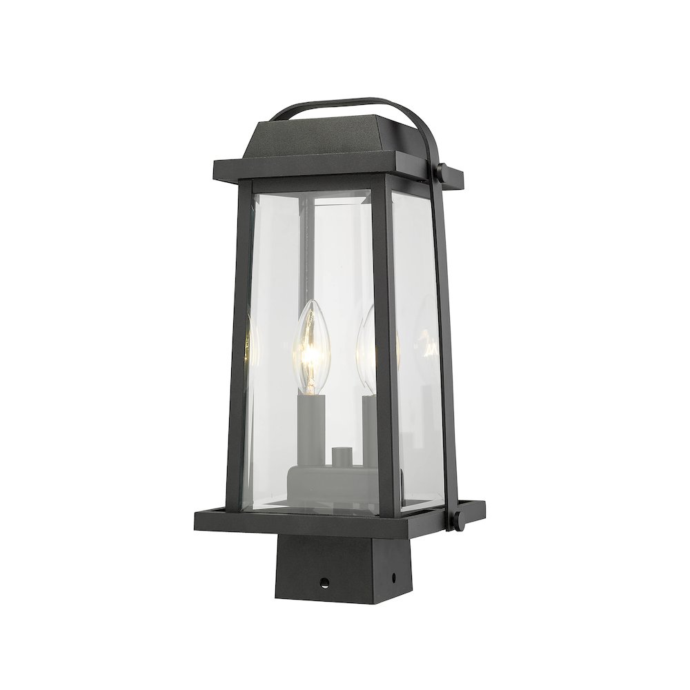 Z-Lite 2 Light Outdoor Post Mount Fixture. Picture 2