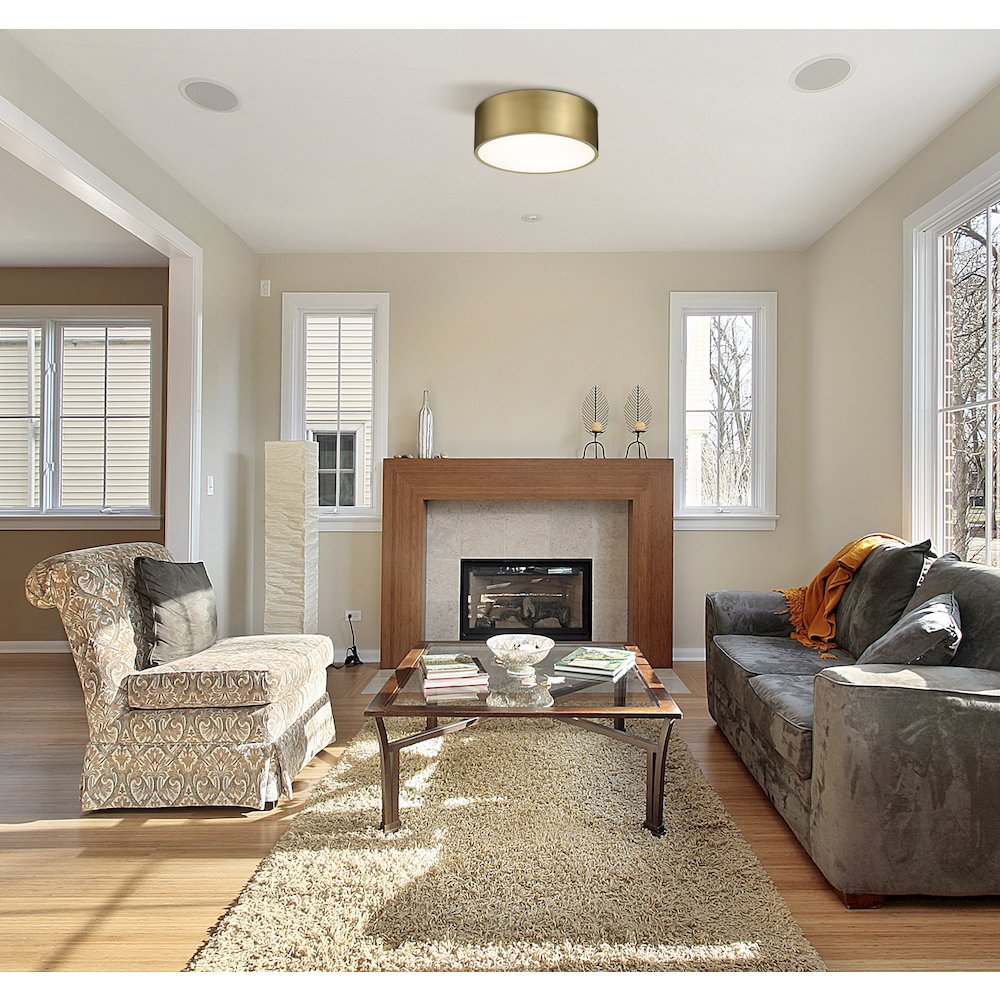Z-Lite 3 Light Flush Mount. Picture 6