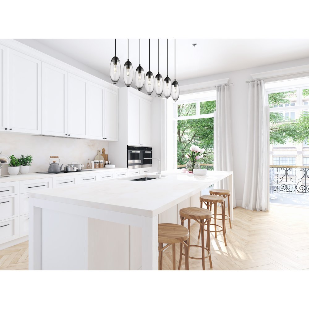 Z-Lite 7 Light Linear Chandelier. Picture 7