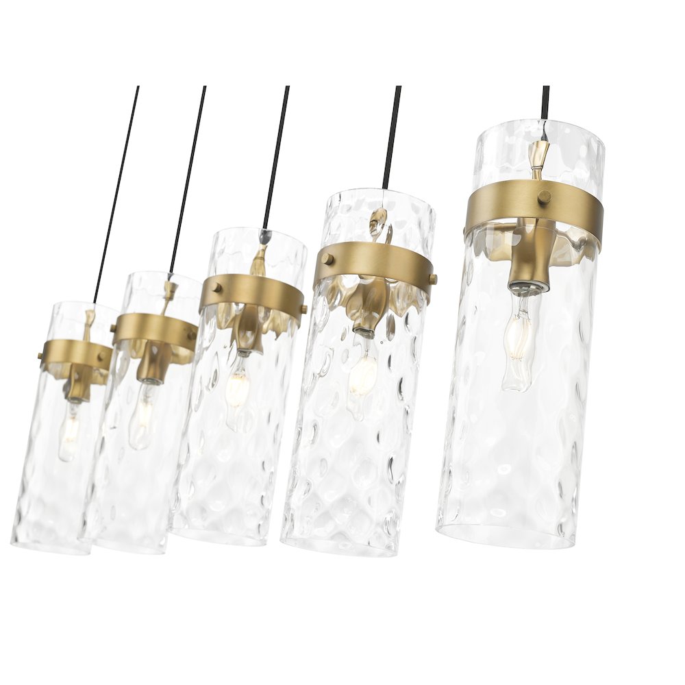 Z-Lite 5 Light Linear Chandelier. Picture 4