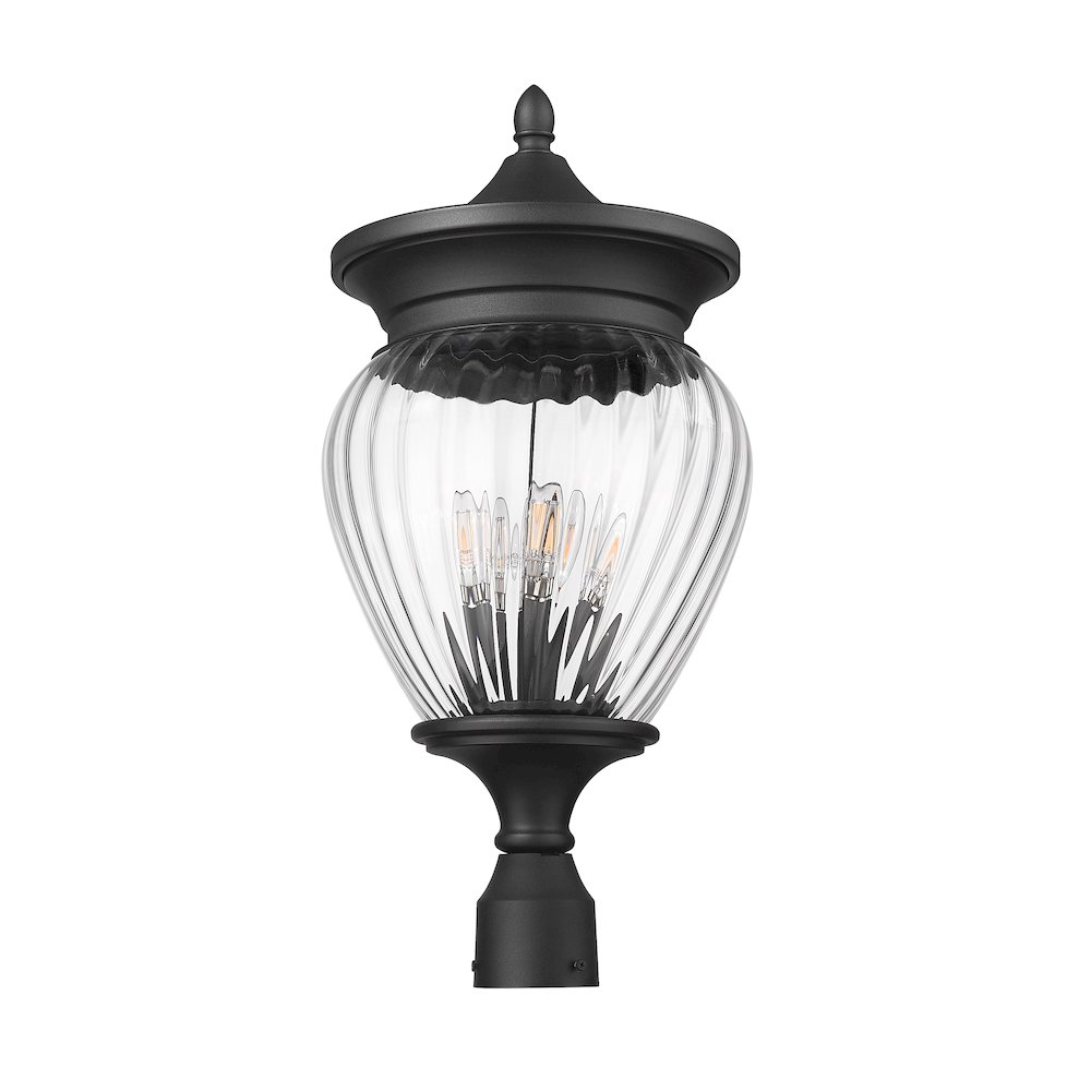 Z-Lite 4 Light Outdoor Post Mount Fixture. Picture 5