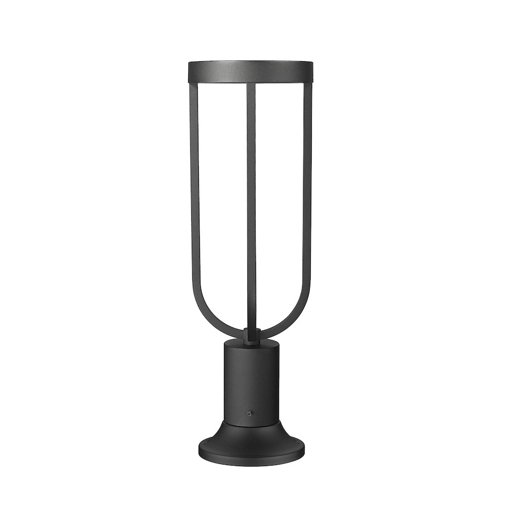 Z-Lite 1 Light Outdoor Pier Mounted Fixture. Picture 2