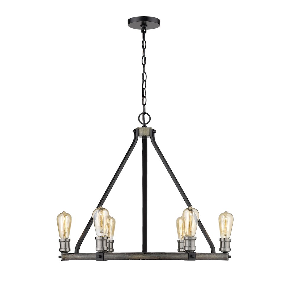 Z-Lite 6 Light Chandelier. Picture 2