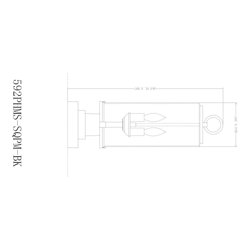 Z-Lite 2 Light Outdoor Pier Mounted Fixture. Picture 8