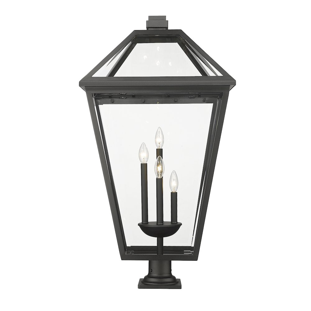 Z-Lite 4 Light Outdoor Pier Mounted Fixture. Picture 2