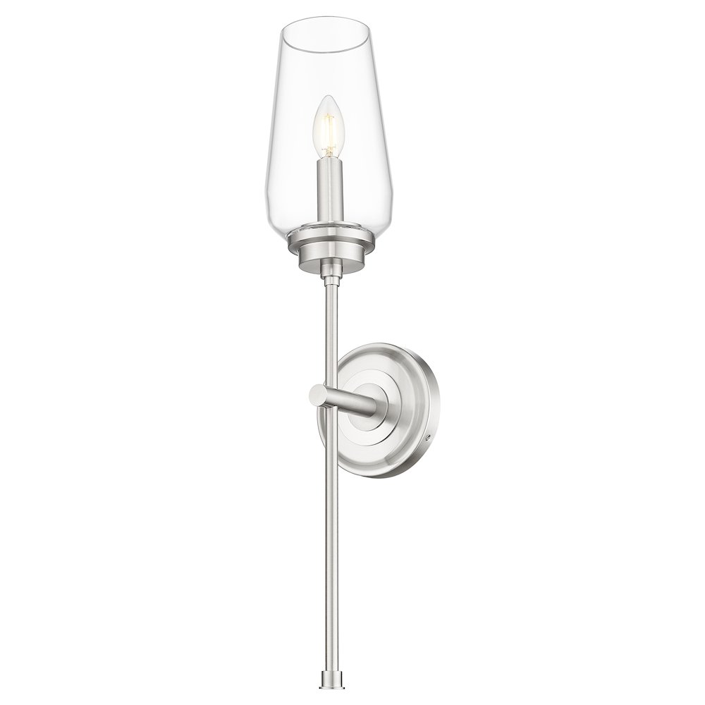 Z-Lite 1 Light Wall Sconce, Brushed Nickel. Picture 3