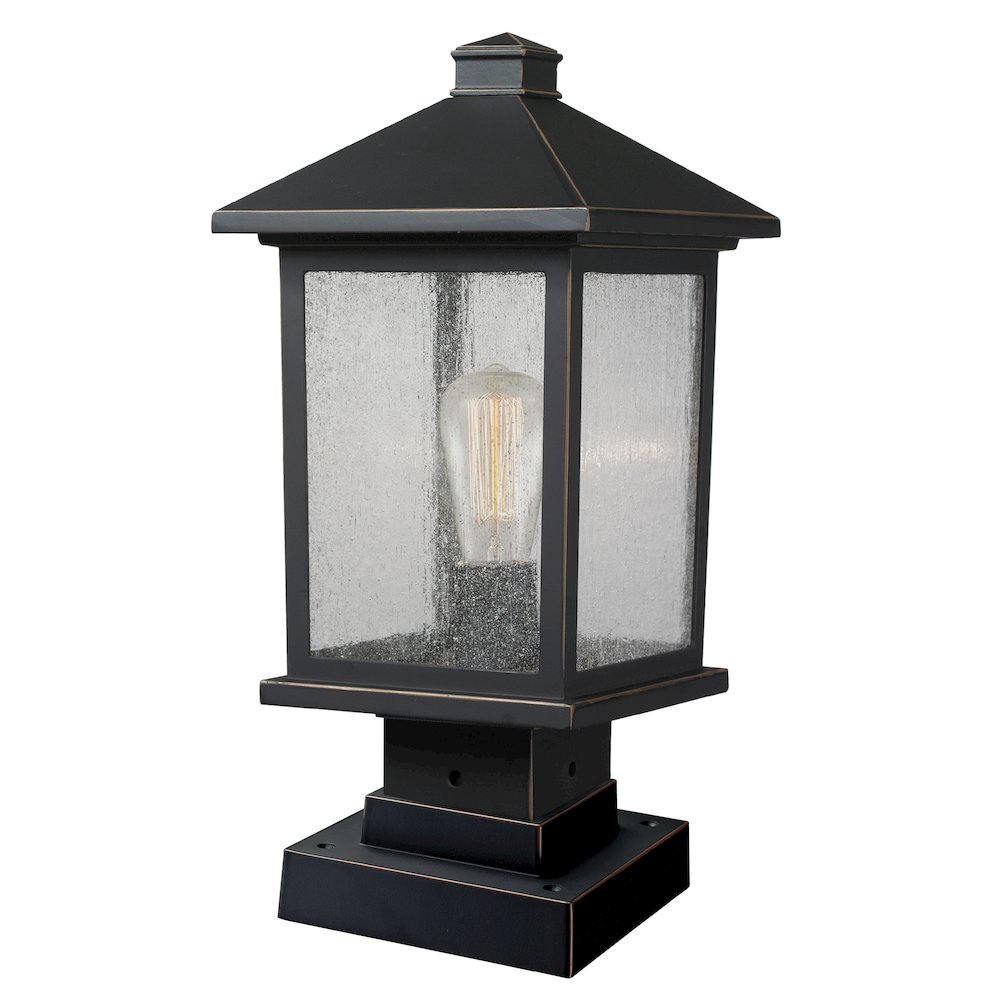 Z-Lite 1 Light Outdoor Pier Mounted Fixture. Picture 1