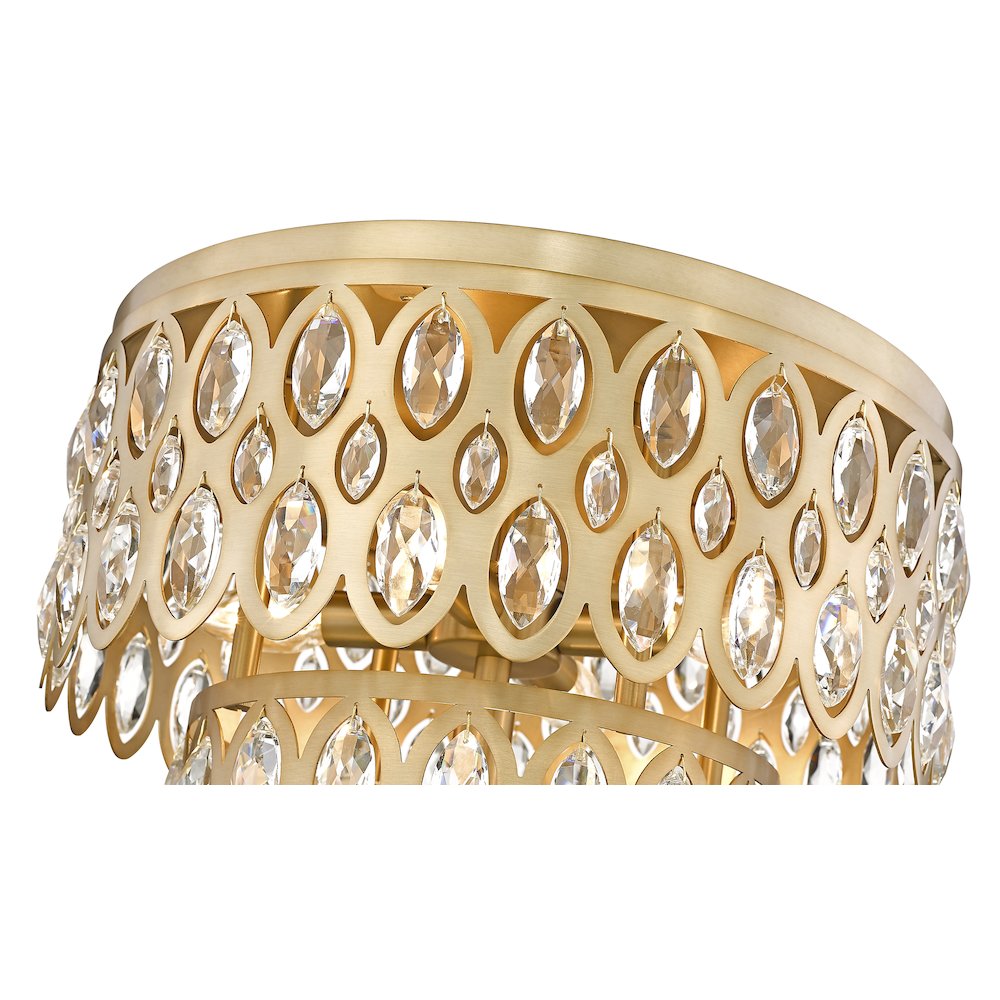 Z-Lite 5 Light Flush Mount. Picture 4