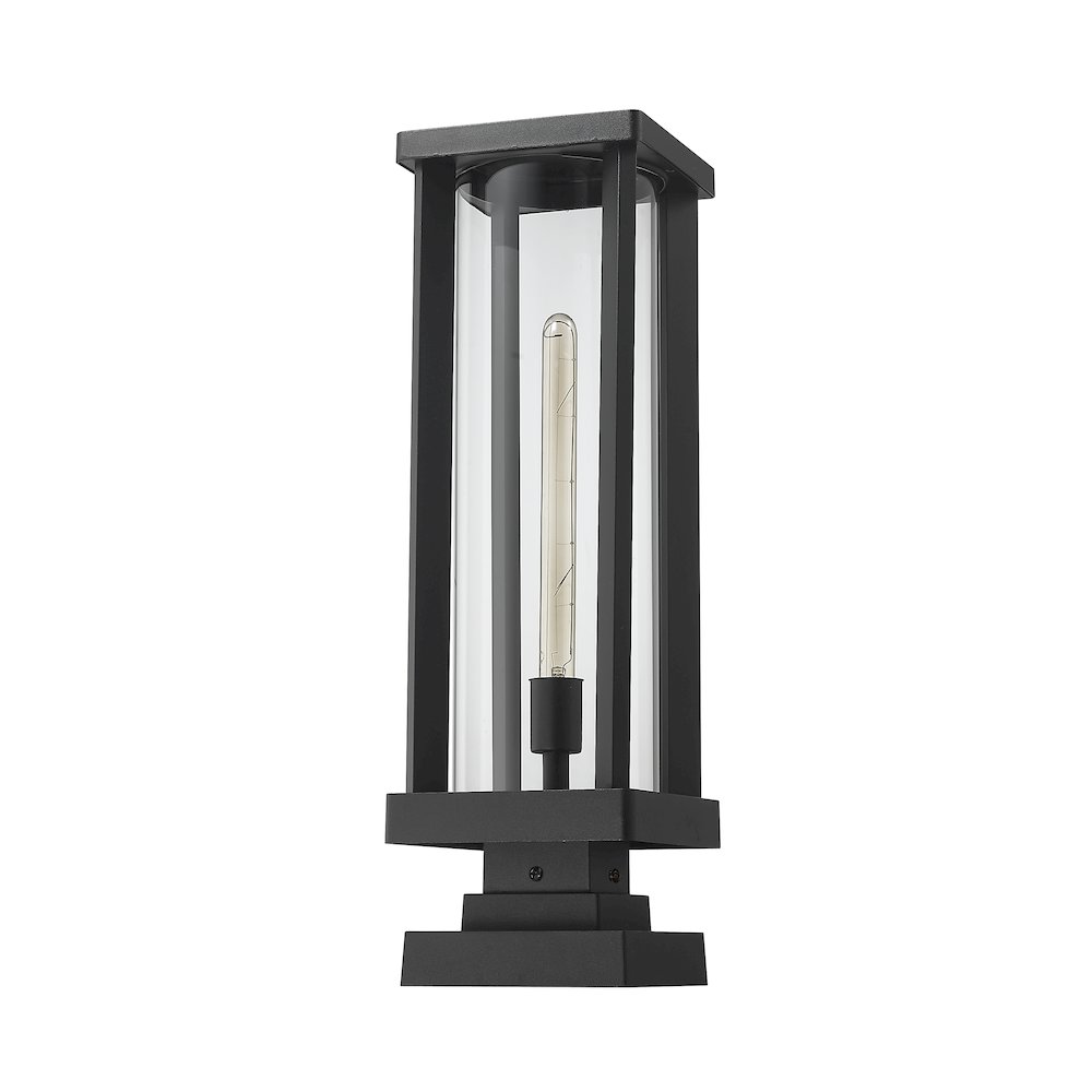 Z-Lite 1 Light Outdoor Pier Mounted Fixture. Picture 5