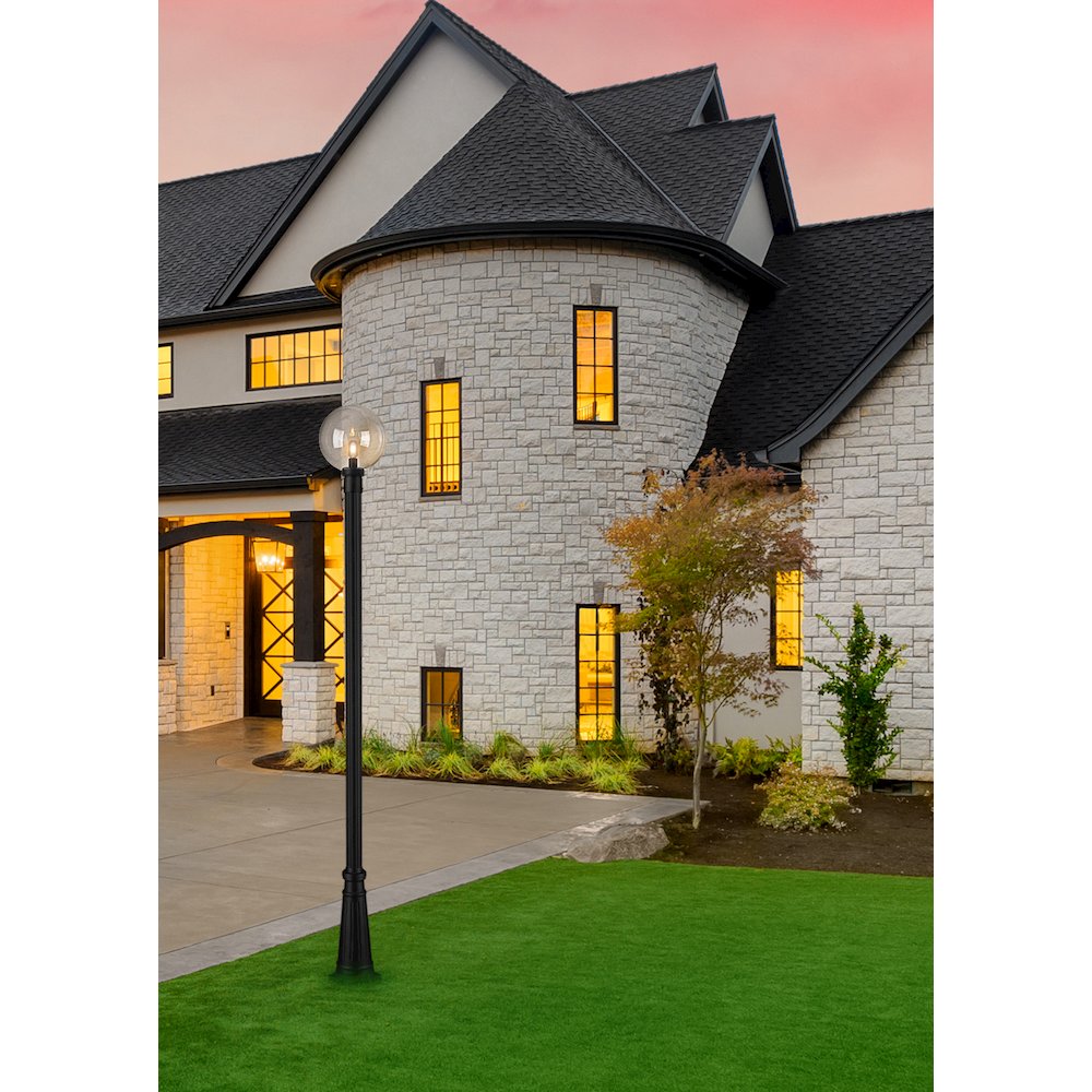 Z-Lite 1 Light Outdoor Post Mounted Fixture. Picture 6