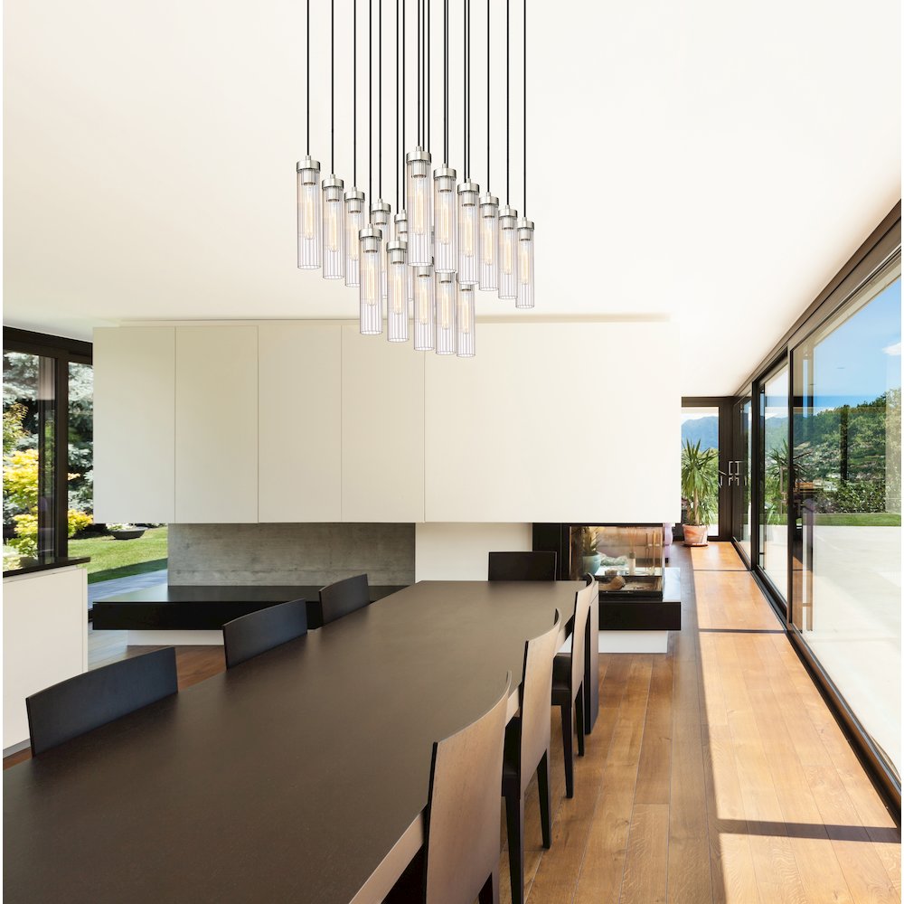Z-Lite 17 Light Linear Chandelier. Picture 7