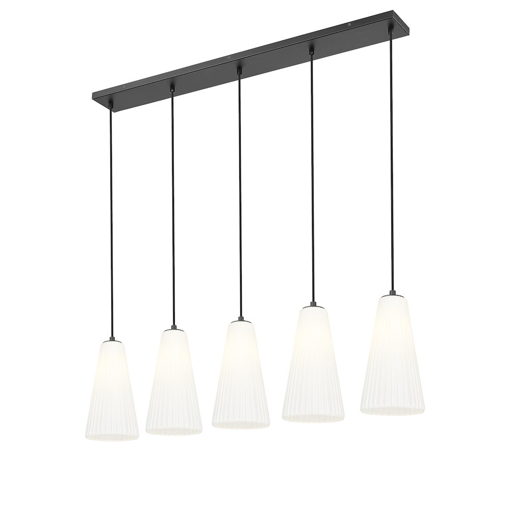 Z-Lite 5 Light Linear Chandelier. Picture 3