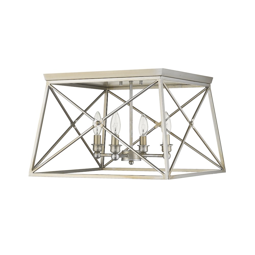 Z-Lite 4 Light Flush Mount. Picture 4