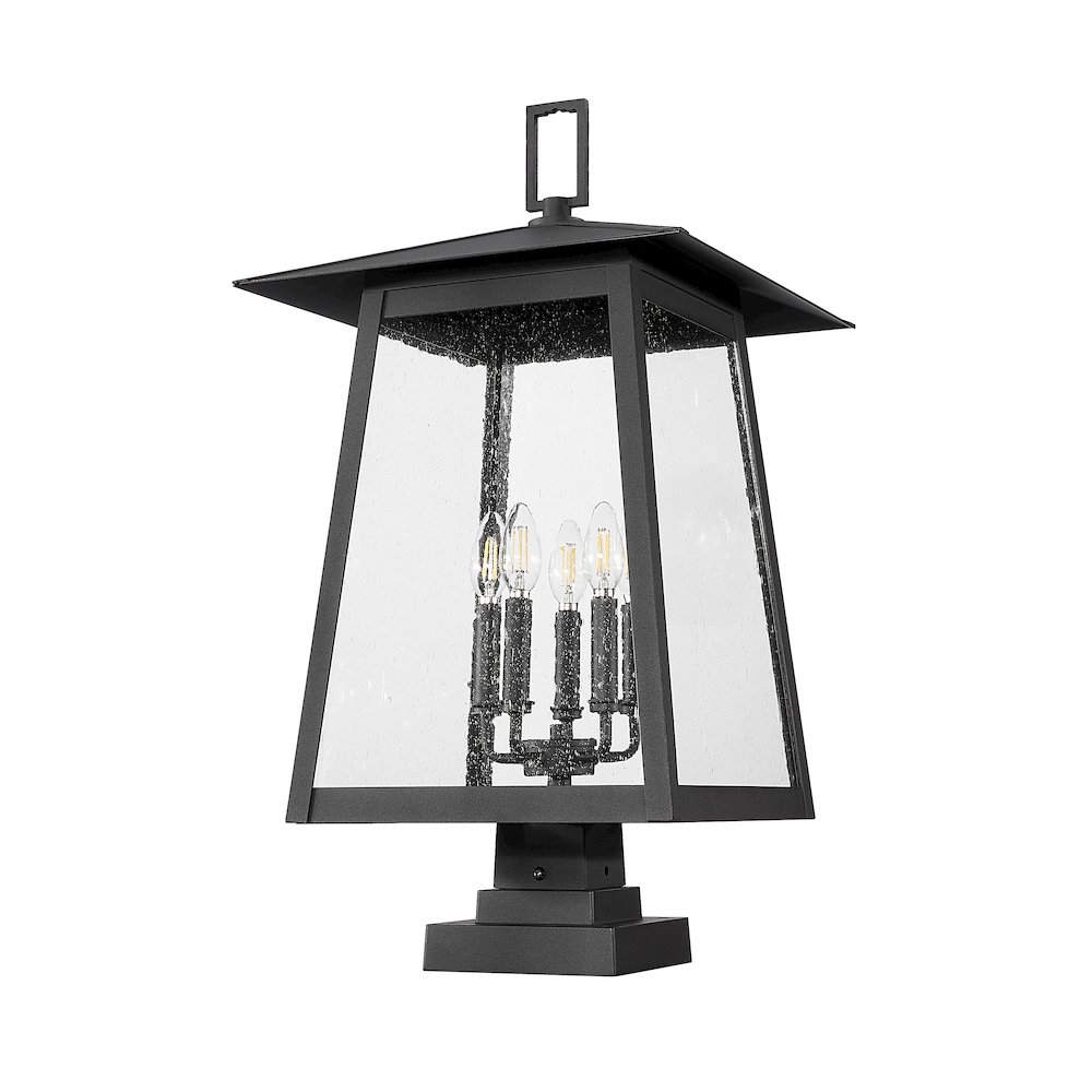 Z-Lite 5 Light Outdoor Pier Mounted Fixture. Picture 5