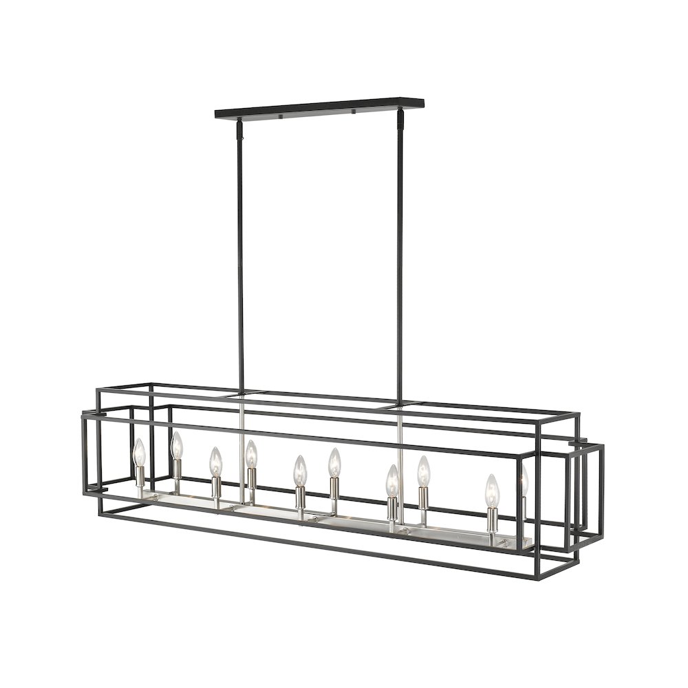Z-Lite 10 Light Linear Chandelier. Picture 3