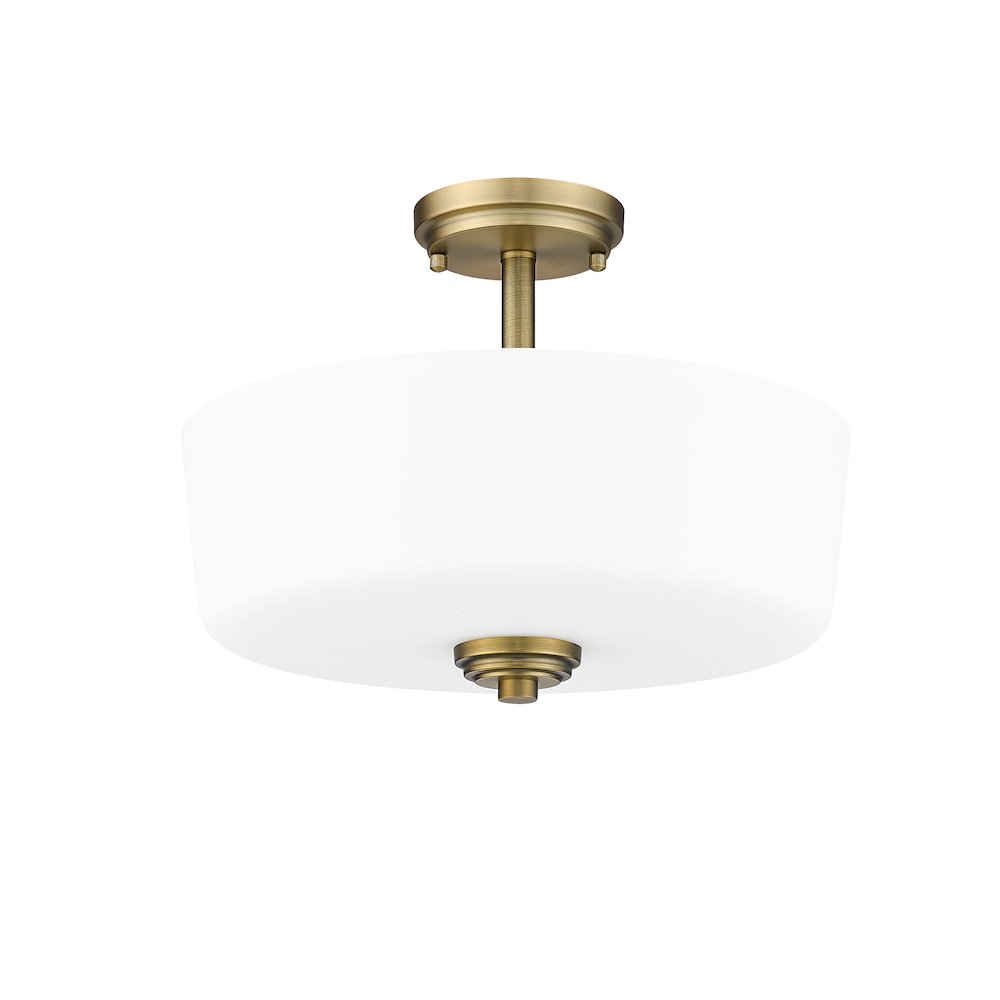 Z-Lite 3 Light Semi Flush Mount. Picture 5