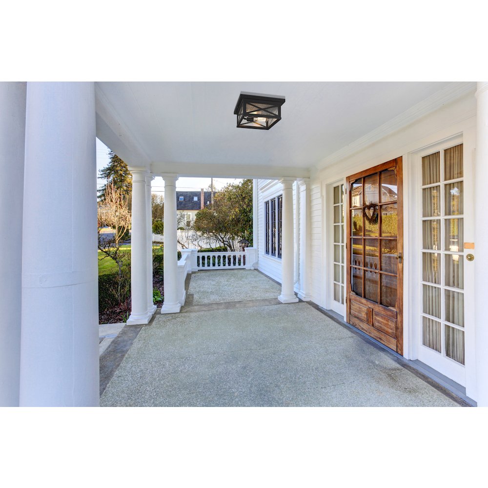 Z-Lite 2 Light Outdoor Flush Mount. Picture 7