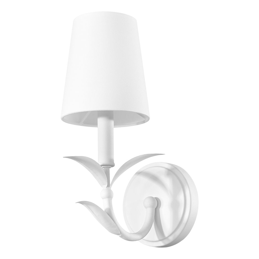 Z-Lite 1 Light Wall Sconce, Textured White. Picture 7
