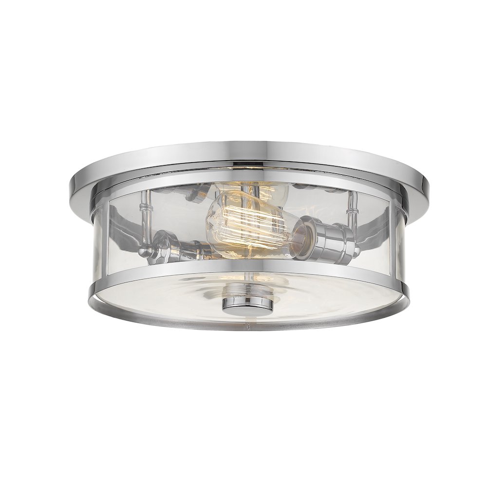 Z-Lite 2 Light Flush Mount. Picture 2