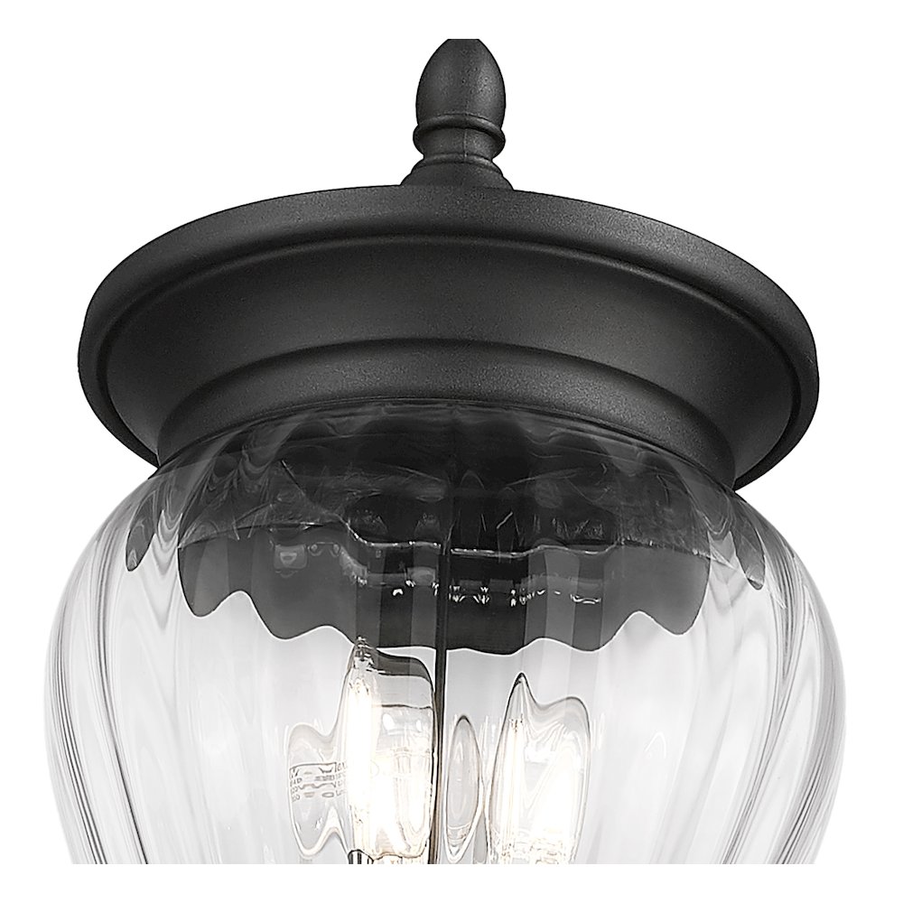 Z-Lite 3 Light Outdoor Post Mounted Fixture. Picture 4