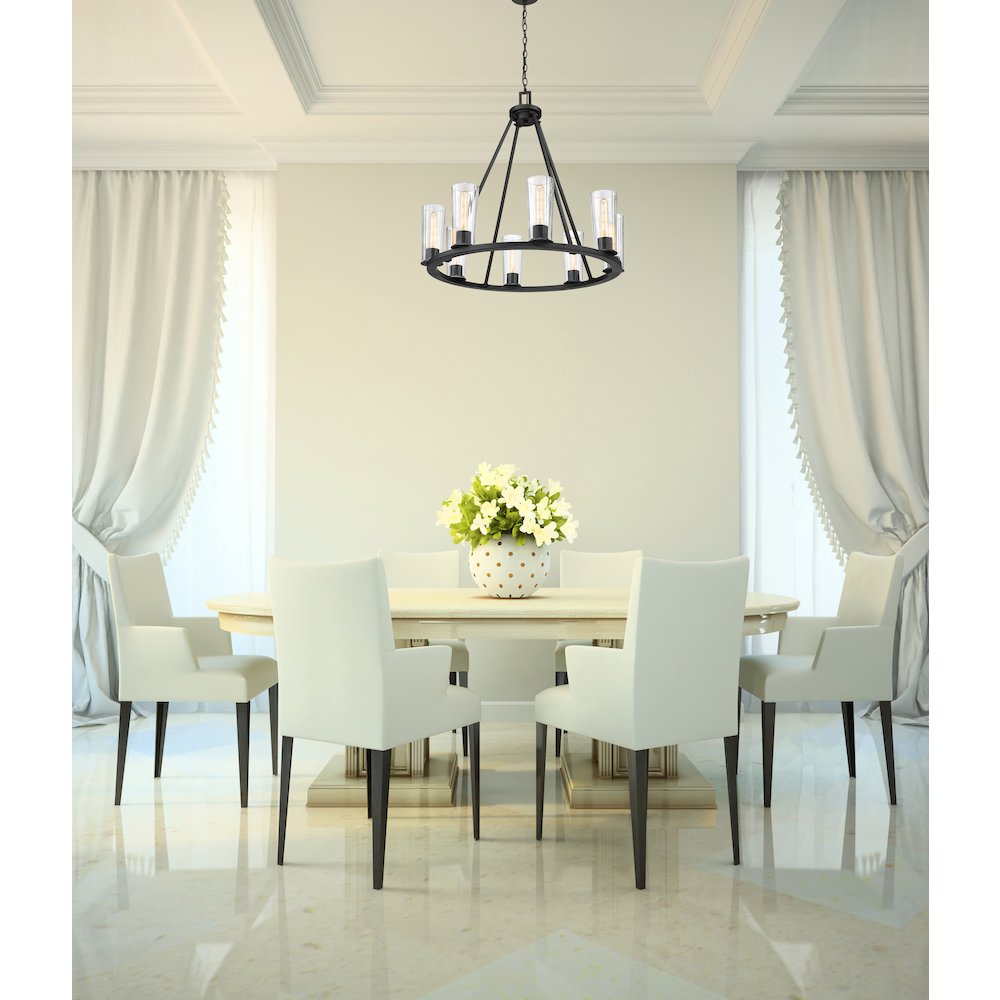 Z-Lite 8 Light Chandelier. Picture 7